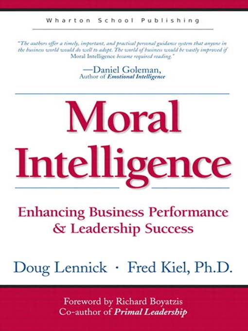 Title details for Moral Intelligence by Lennick - Available